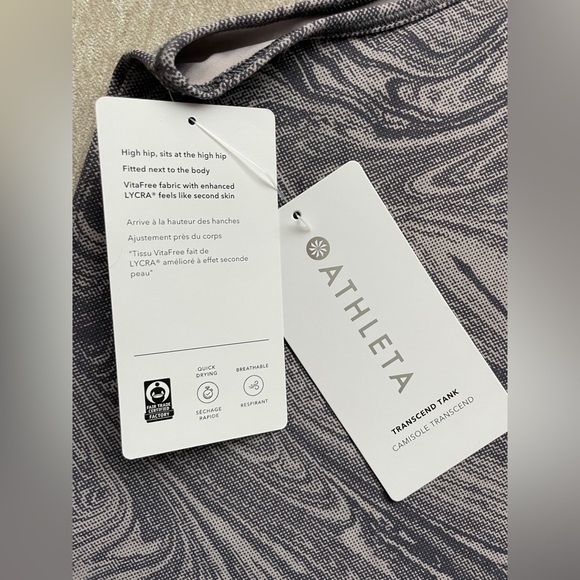 Athleta violet Transcend Tank XL - Picture 7 of 8